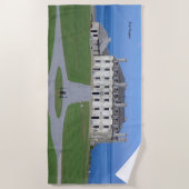 Oud strand van Fort Niagara Barracks Strandlaken (Voorkant)