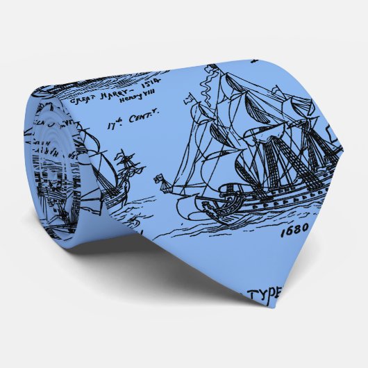 OUD STROPDAS VAN SAILSCHEPEN (Opgerold)