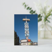 Oud teken voor Fireside Inn Motel, Santa Cruz, Ca. Briefkaart (Staand voorkant)