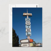 Oud teken voor Fireside Inn Motel, Santa Cruz, Ca. Briefkaart (Voorkant / Achterkant)