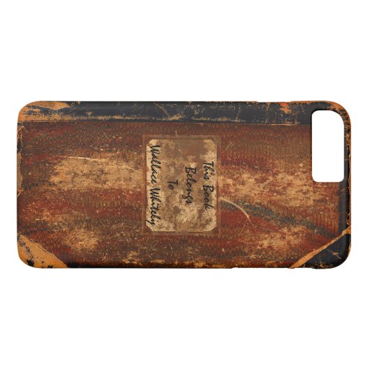 Oud tekstboek Case-Mate iPhone case (Achterkant (Horizontaal))