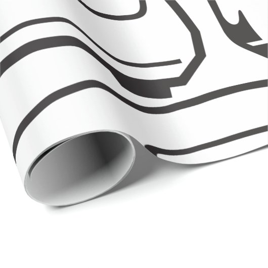 Oud telefoonnummer cadeaupapier (Rol Hoek)