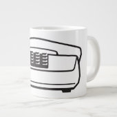 Oud telefoonnummer grote koffiekop (Voorkant rechts)