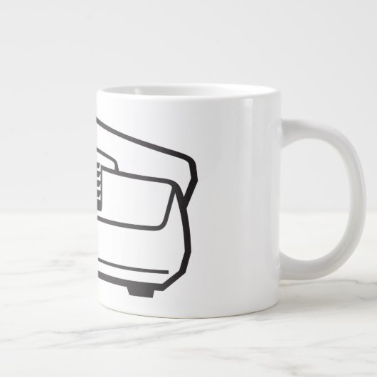 Oud telefoonnummer grote koffiekop (Rechts)