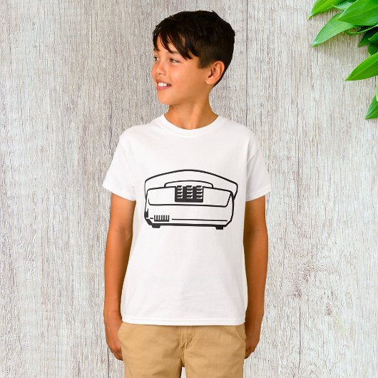 Oud telefoonnummer t-shirt