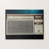 Oud-tijd radio muziek Lover  Retro Cool Fun Legpuzzel (Horizontaal)