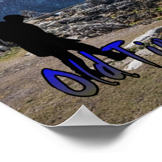 Oud-tijd radio-Show Poster (Hoek)