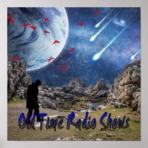 Oud-tijd radio-Show Poster