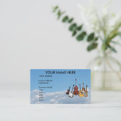 OUD TIJDBAND-VISITEKAARTJE VISITEKAARTJE (Staand voorkant)