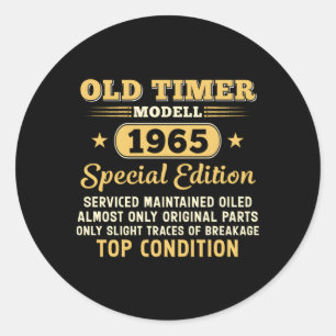 Oud Timer Modell 1965 Special Edition Ronde Sticker