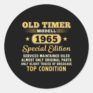 Oud Timer Modell 1965 Special Edition Ronde Sticker
