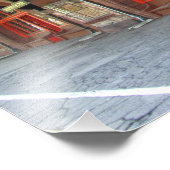 Oud treinstation ~ Foto Afdruk (Hoek)