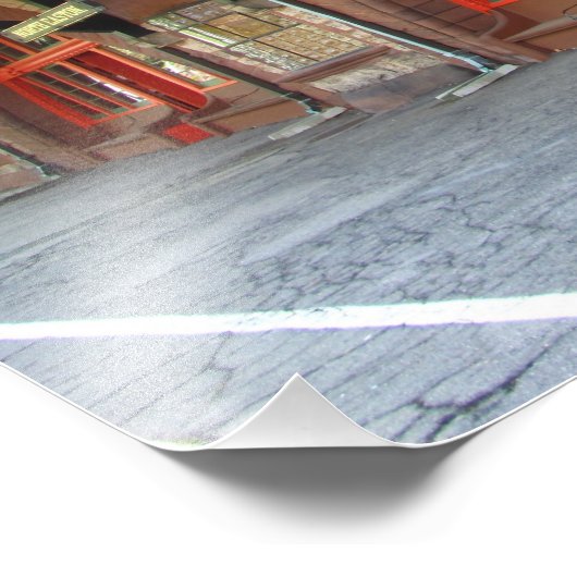 Oud treinstation ~ Foto Foto Afdruk (Hoek)