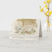 oud trouwalbum met daisies kaart (Gele Bloem)