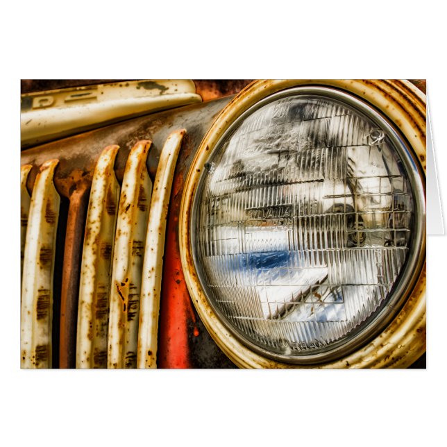 Oud Truck-ontwerp (Voorkant Horizontaal)