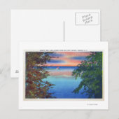 Oud Uitzicht Fort Ontario Sunset van het Ontario-m Briefkaart (Voorkant / Achterkant)