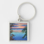Oud Uitzicht Fort Ontario Sunset van het Ontario-m Sleutelhanger (Voorkant)