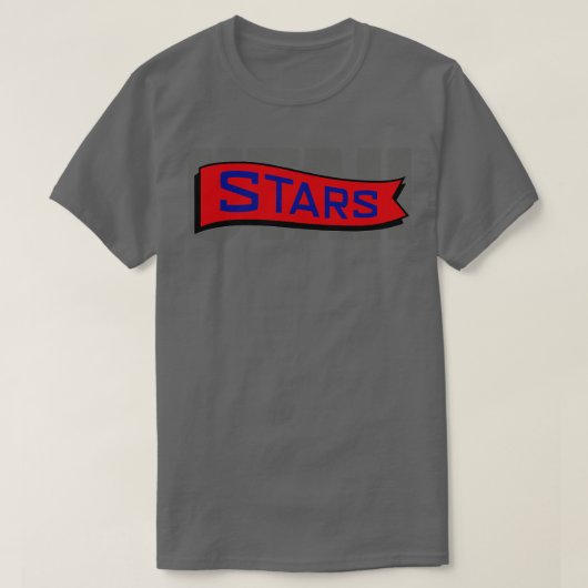 Oud-Utah sterren ABA basketbal T-shirt (Design voorkant)
