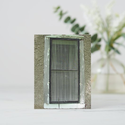 Oud venster 2 briefkaart (Staand voorkant)