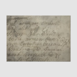 Oud verbleekt perkamentpapier manuscript journaal tissuepapier
