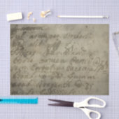 Oud verbleekt perkamentpapier manuscript journaal tissuepapier (Craft)