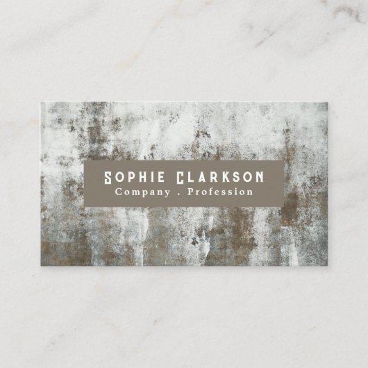 Oud verfeffect, bijtend visitekaartje (Voorkant)