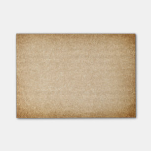 oud verpakkingspapier met strepen voor achtergrond post-it® notes