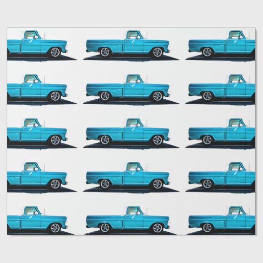 Oud verpakkingspapier voor vrachtwagens cadeaupapier (Vlak)