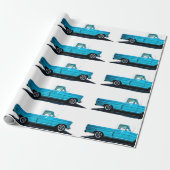 Oud verpakkingspapier voor vrachtwagens cadeaupapier (Uitgerold)