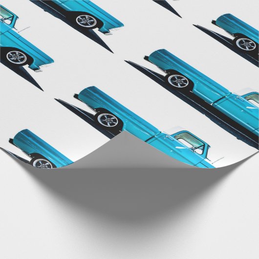 Oud verpakkingspapier voor vrachtwagens cadeaupapier (Hoek)