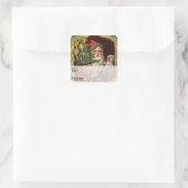 Oud Vintage Sint Label (Tas)