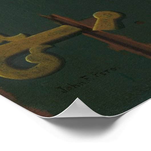 Oud Violin - John Frederick Peto Fine Art Poster (Hoek)