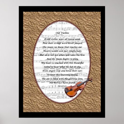 Oud Violin Poster (Voorkant)