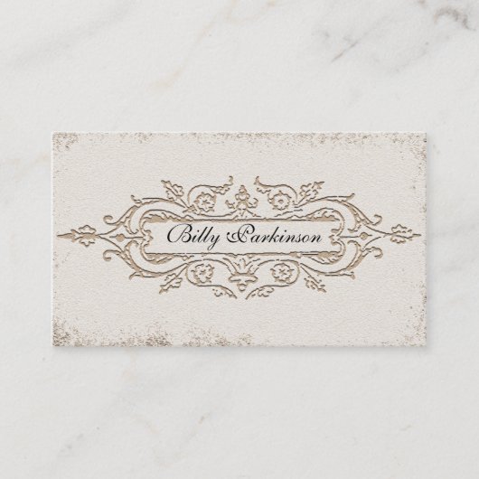  oud visitekaartje (Voorkant)