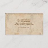 oud  visitekaartje (Achterkant)