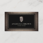 Oud Visitekaartje microfoon (Voorkant)