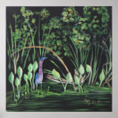 OUD VOGELGROOT Poster MET STROOMAFSTROOM (Voorkant)