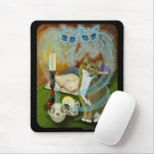 Oud-vrienden, Ghost Cat Art Mousepad Muismat (Met muis)