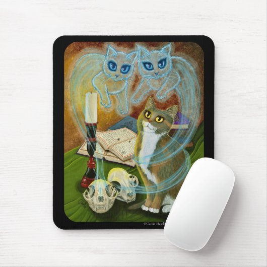 Oud-vrienden, Ghost Cat Art Mousepad Muismat (Met muis)