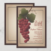 Oud Vrijgezellenfeest van de wijngaarden van Tusca Kaart (Voorkant / Achterkant)