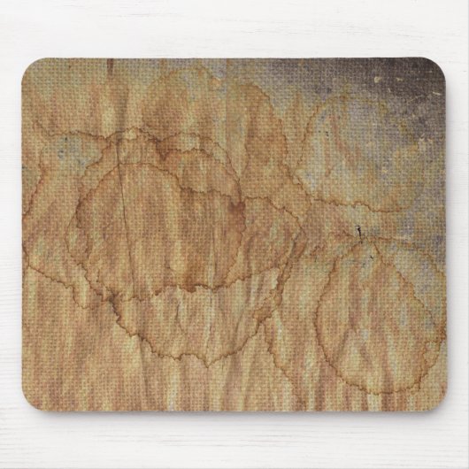 oud vuil canvas muismat (Voorkant)