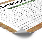 oud vuil doek poster (Hoek)