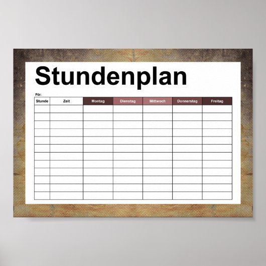 oud vuil doek poster (Voorkant)