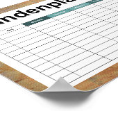 oud vuil doek poster (Hoek)