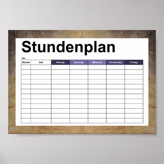 oud vuil doek poster (Voorkant)