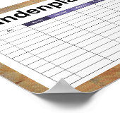 oud vuil doek poster (Hoek)