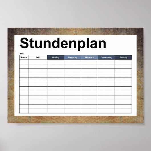 oud vuil doek poster (Voorkant)