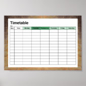 oud vuil doek poster (Voorkant)