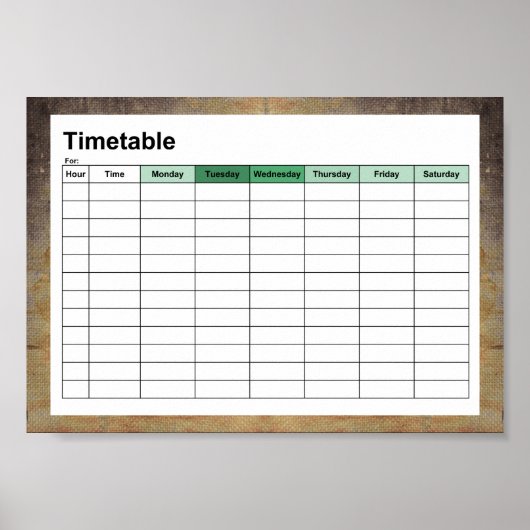 oud vuil doek poster (Voorkant)