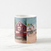 Oud vuurhuis, Genève Schilderen op Mok (Center)